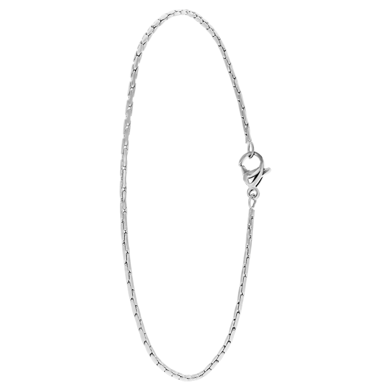 Gerecycled stainless steel enkelband cardano