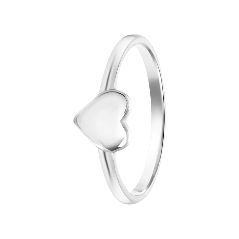 Kinderring, 925 Silber, mit Herz