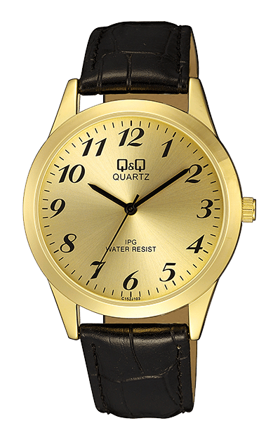 Q & Q Heren Horloge Zwart C152J103Y