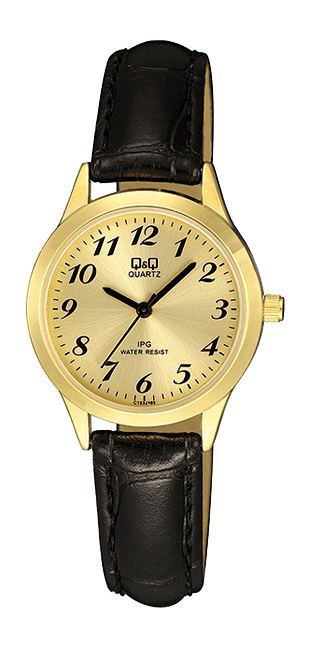 Q & Q Dames Horloge Zwart C153J103Y