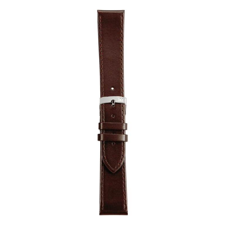 Horlogeband leer bruin 18MM