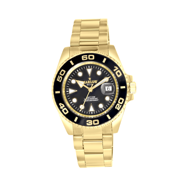 Marlow Miller Heren Horloge Goudkleurig