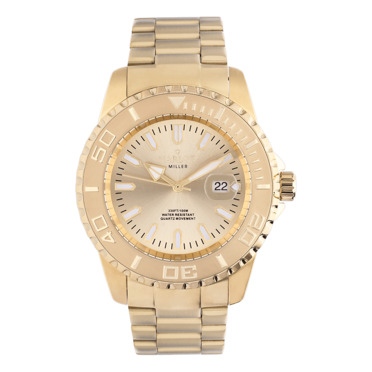 Marlow Miller horloge met goudkleurige stainless steel band