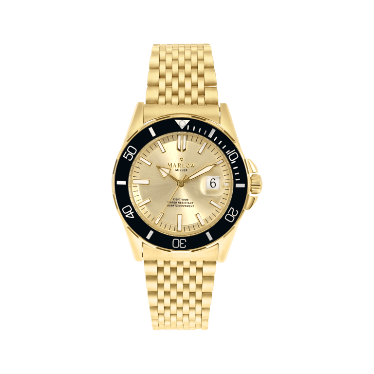 Marlow Miller Heren Horloge Goudkleurig