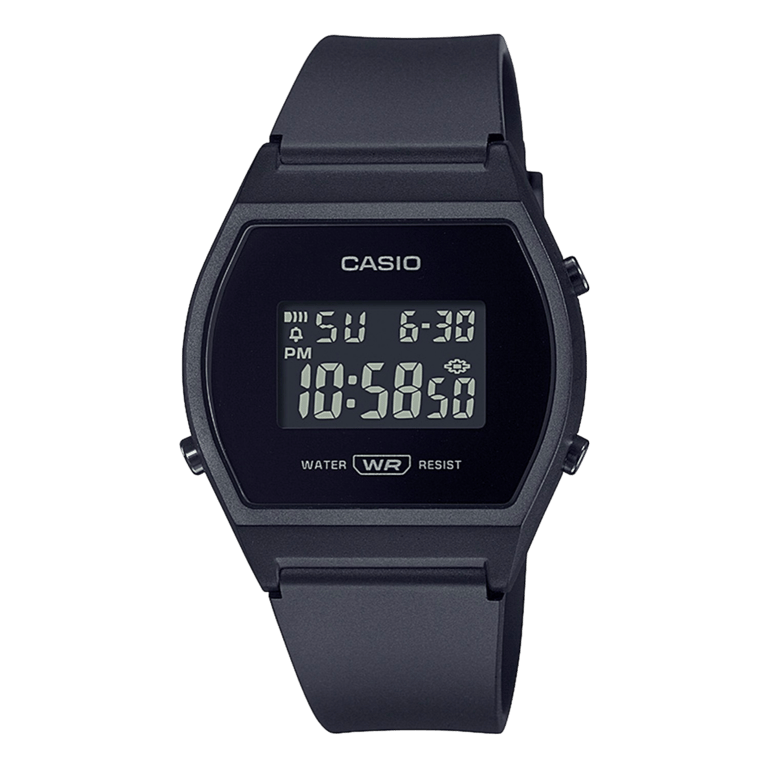 Casio Retro Digital Damen Uhr Schwarz LW-204-1BEF