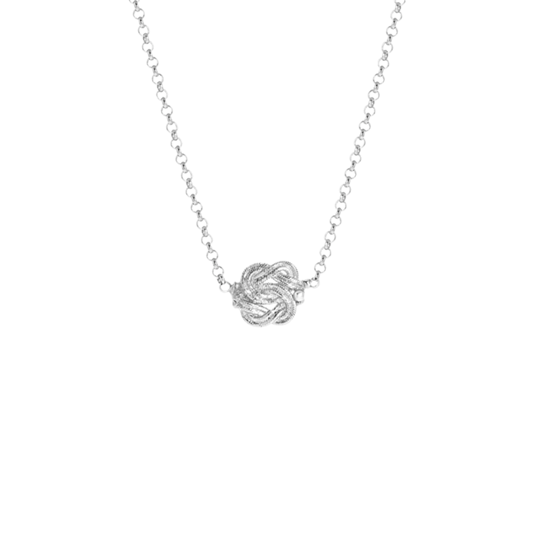 Kinderkette, 925 Silber, Surinam-Teppichklopfer