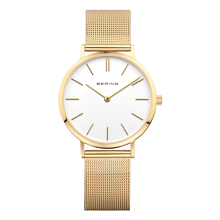 Bering Dames Horloge goudkleurig 14134-331