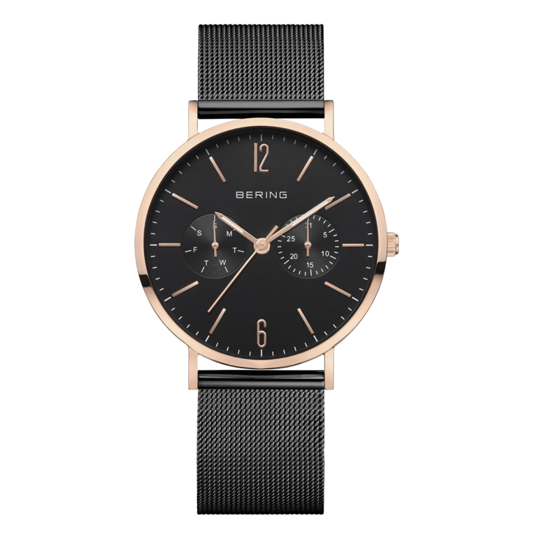 Bering Dames Horloge Zwart 14236-163