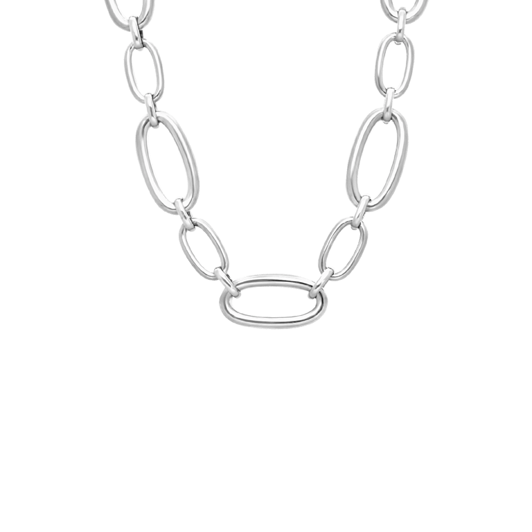 Gerecycled stalen ketting Floria