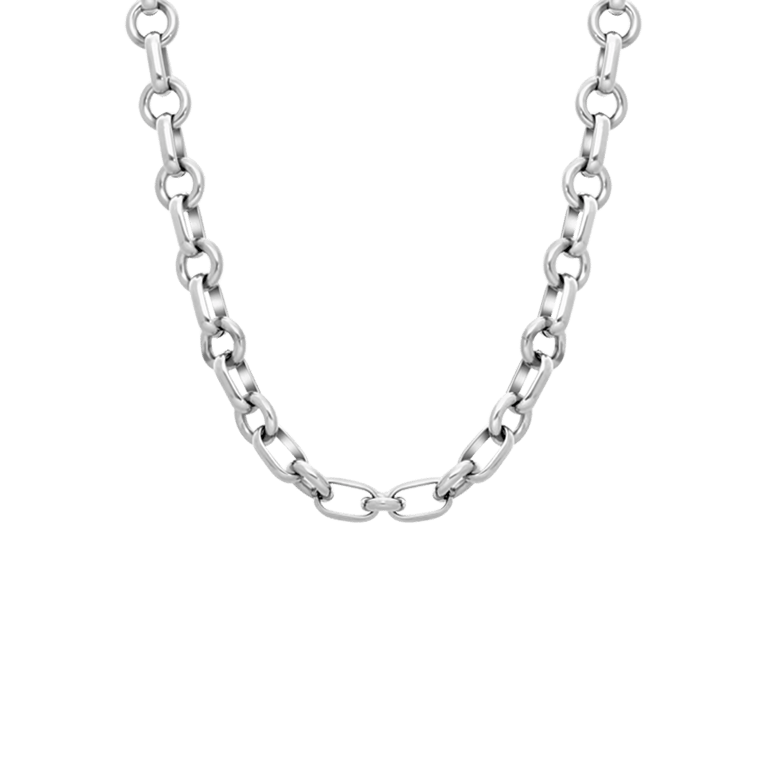 Camille gerecycled stainless steel ketting voor dames