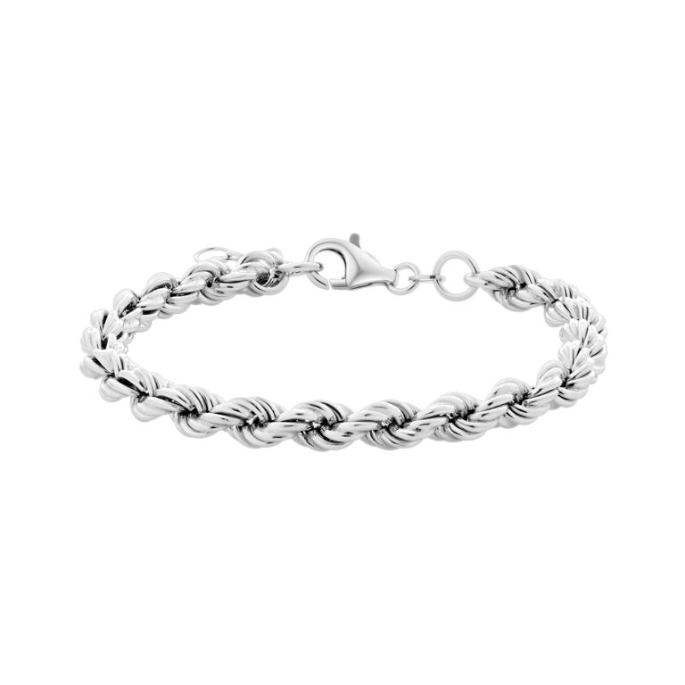 Kordelarmband, 925 Silber