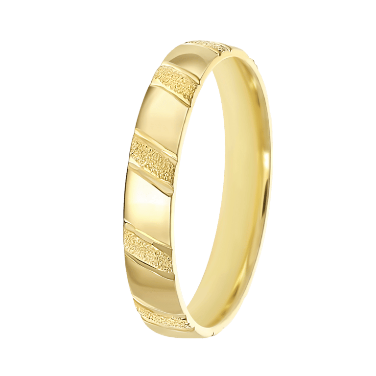 Trauring für Damen, 585 Gelbgold, 3 mm, Aylin TW 301