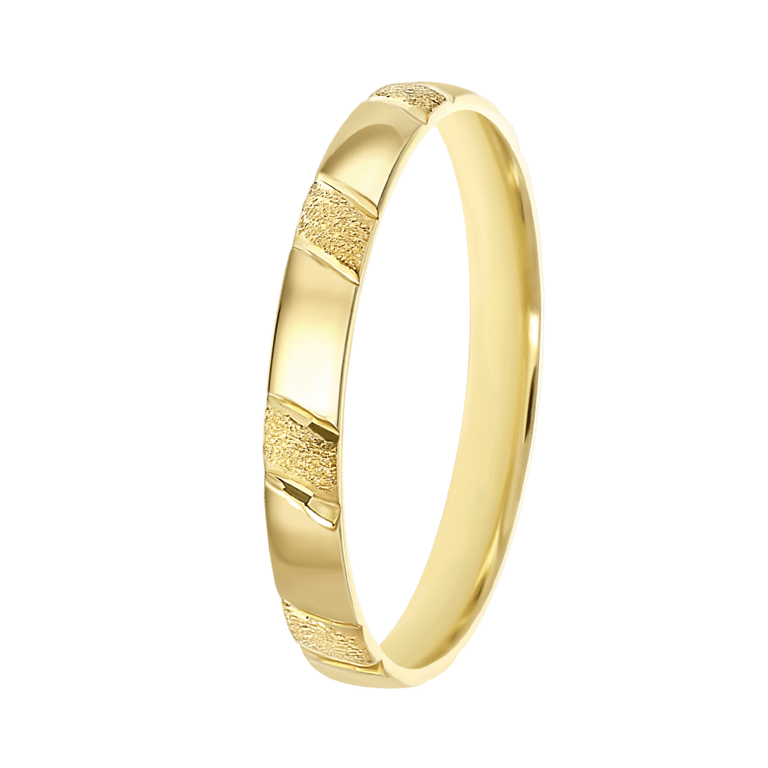 14K geelgouden heren trouwring 3mm Aylin TW 301