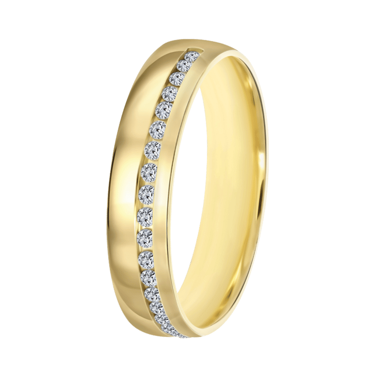 14K geelgouden dames trouwring 4mm Liz TW 451