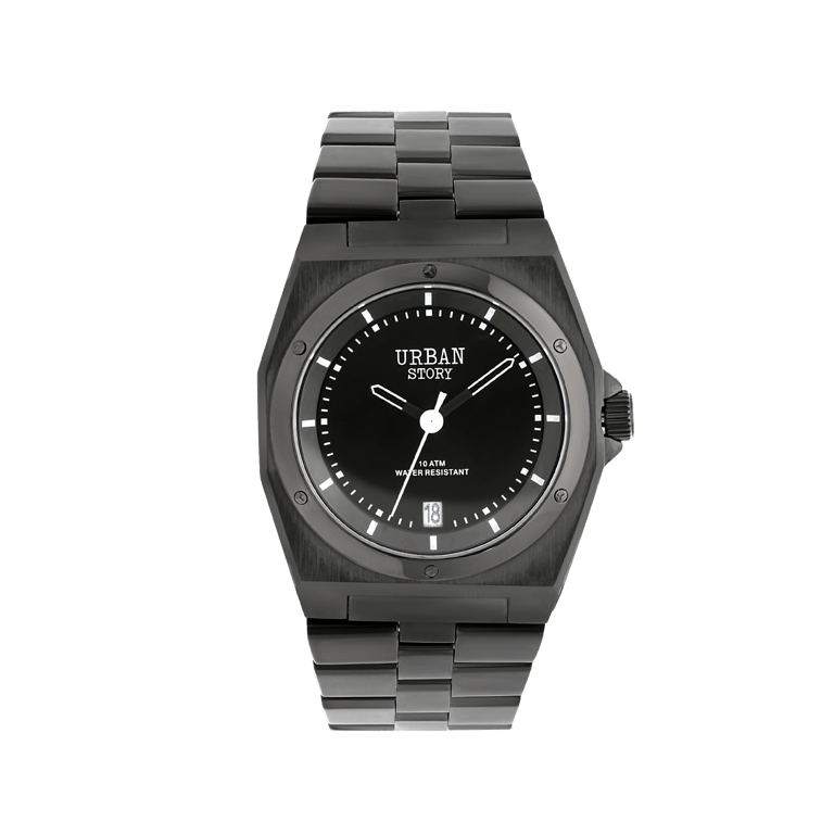 Urban Story Armbanduhr mit Edelstahlarmband