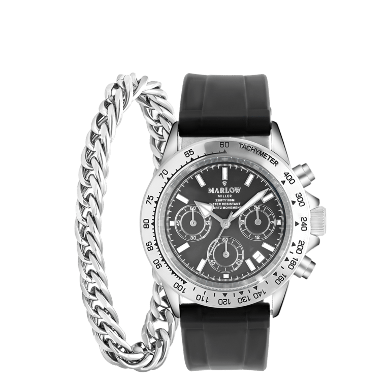 Marlow Miller cadeauset met stalen armband 21 cm