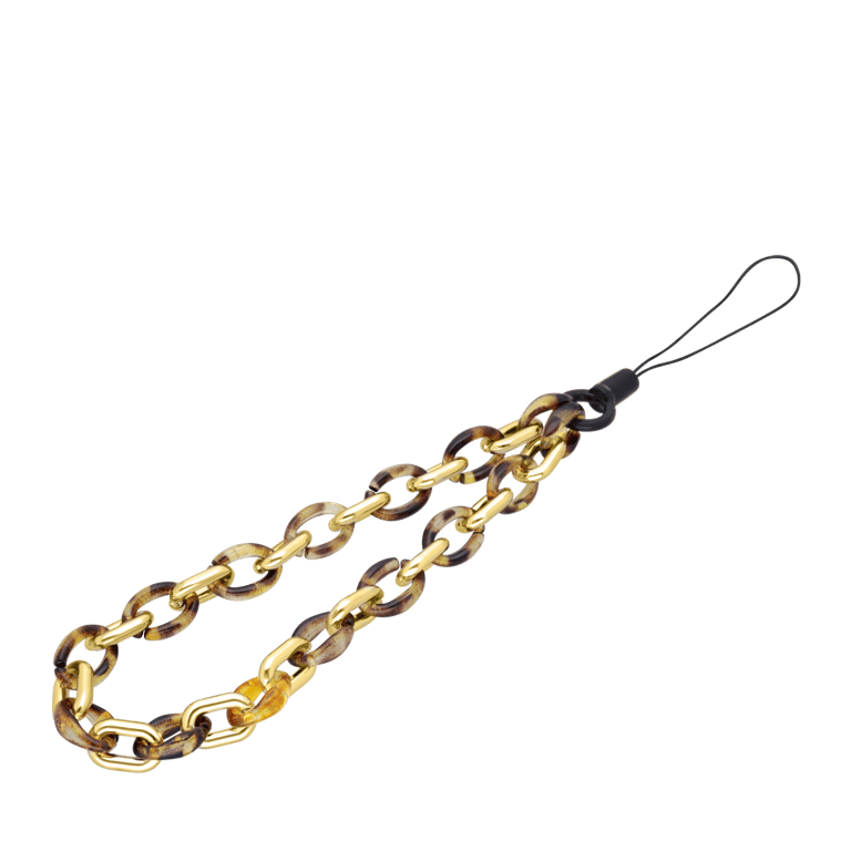 Bijoux telefoonkoord bruin voor dames