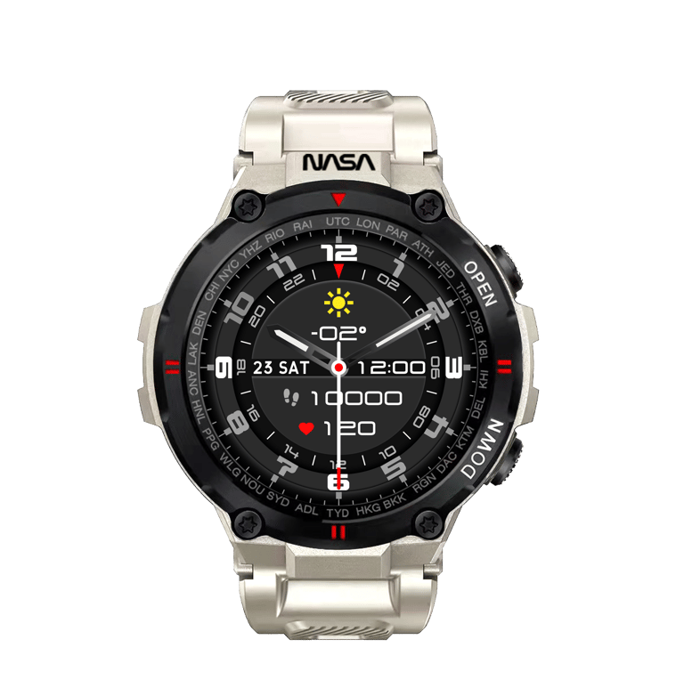 Nasa Smartwatch Digitaal Horloge Beige BNA30119-003