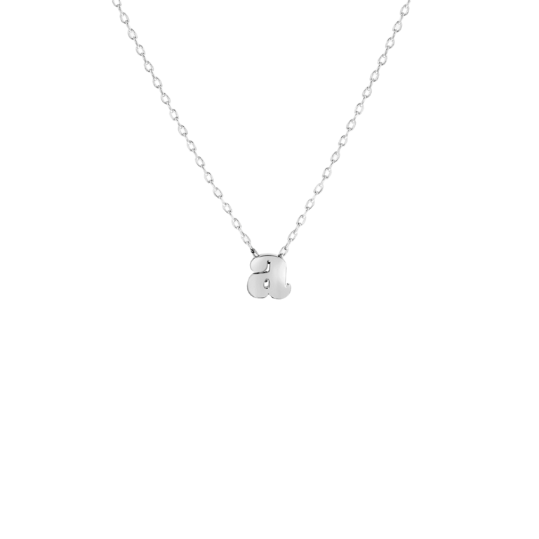 Stainless steel ketting met hanger letter