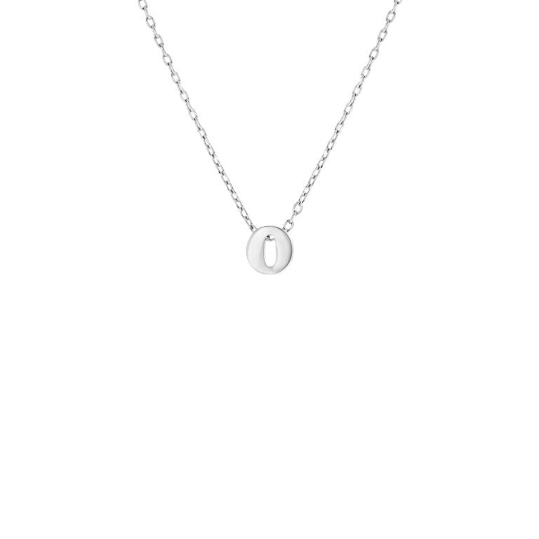 Stainless steel ketting met hanger letter