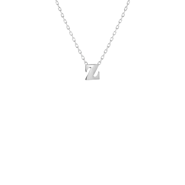 Stainless steel ketting met hanger letter