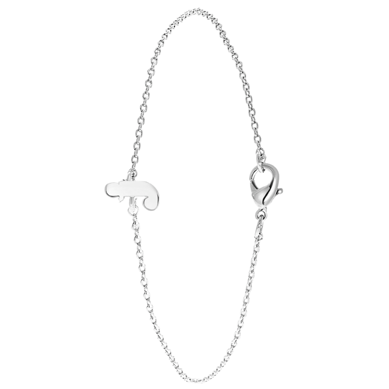 Armband, Edelstahl, mit Anhänger, Buchstabe