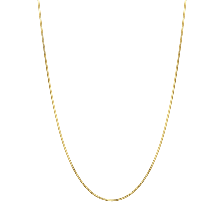 Halskette, 925 Silber, vergoldet, Schlangenglieder