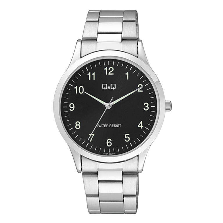 Q&Q herenhorloge met stainless steel band