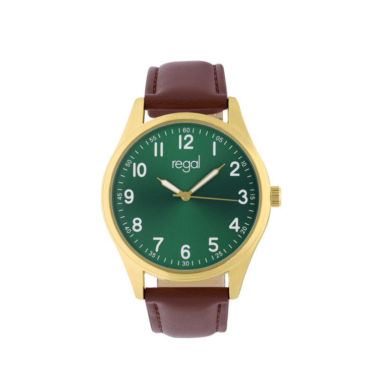 Regal Heren Horloge Zwart PU leer