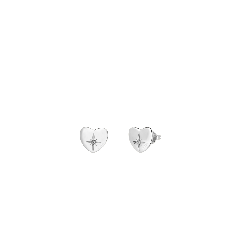 Guess stainless steel oorknoppen hart TALISMANIA