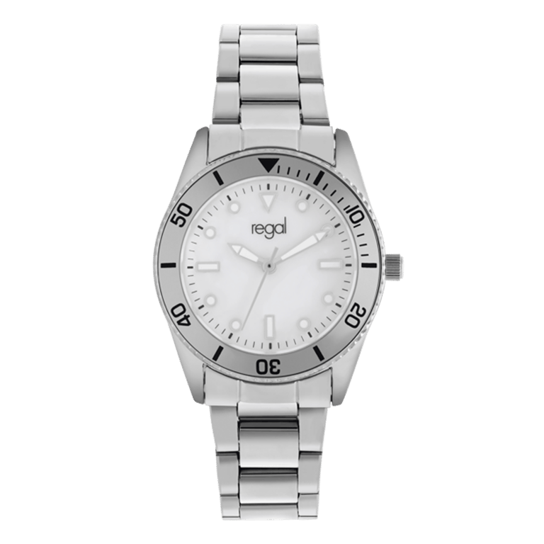 Regal dames horloge met stalen band