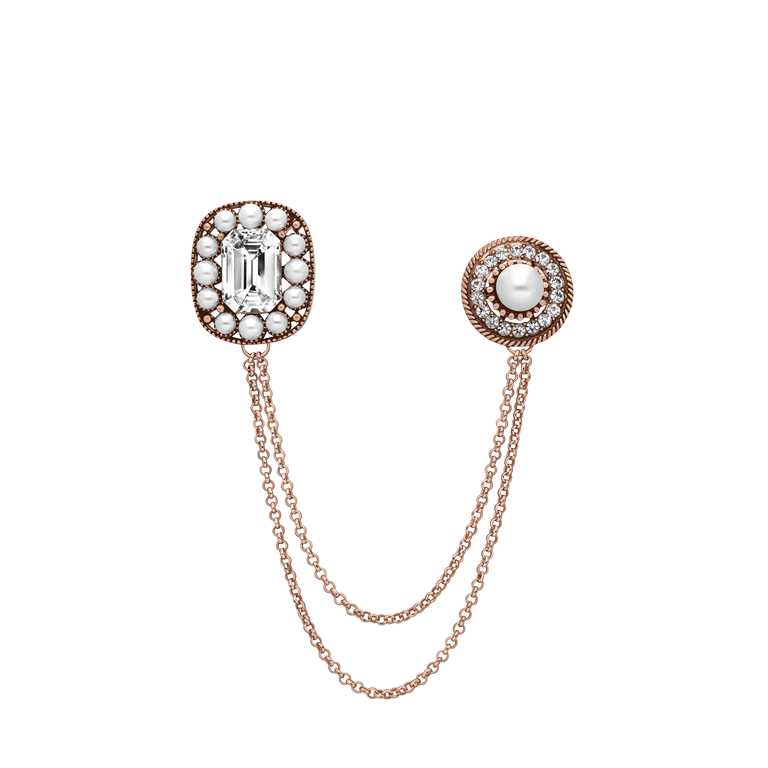Bijoux broche met parel voor dames