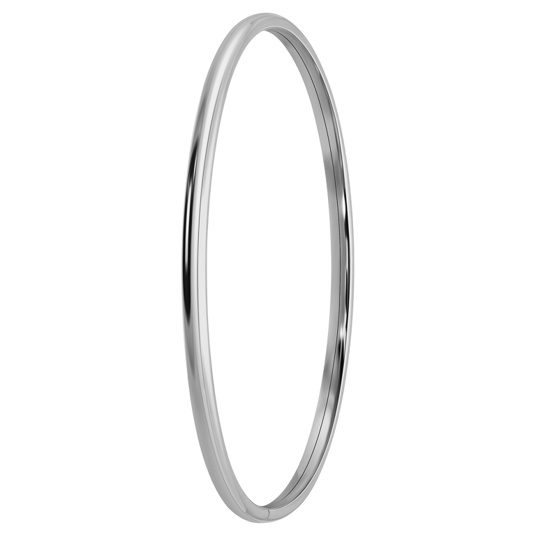 Zilveren bangle 3mm voor dames