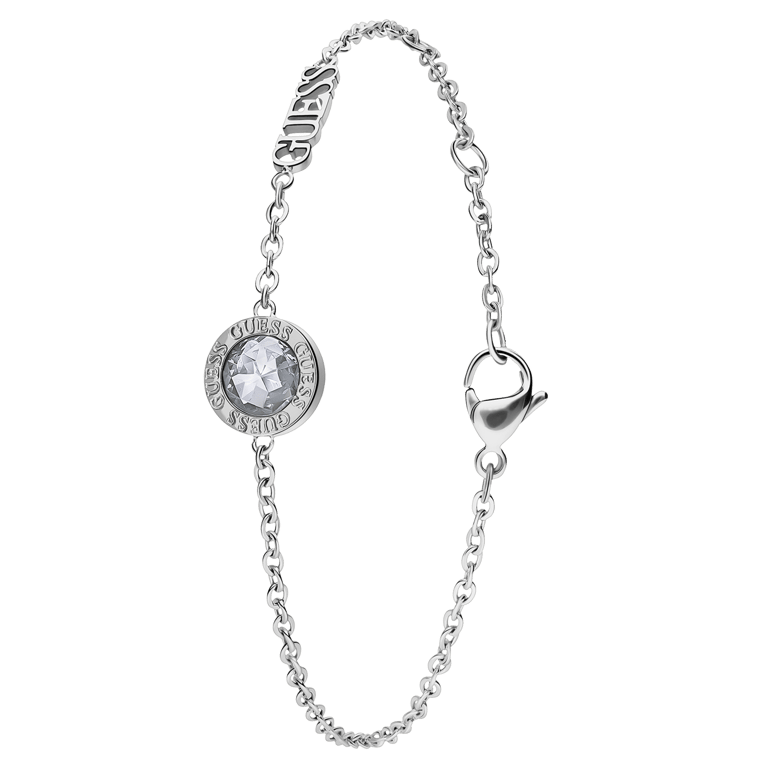 Guess stainless steel armband COLOR MY DAY clear