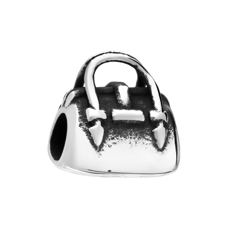 Charm aus Edelstahl Tasche