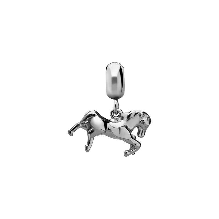 Charm aus Edelstahl Pferd