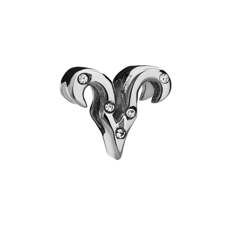Bettelarmband-Anhänger aus Edelstahl, Sternzeichen Widder