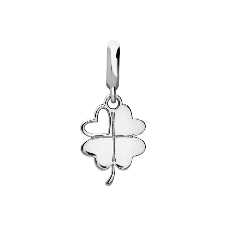 Charm aus 925er Silber, Klee
