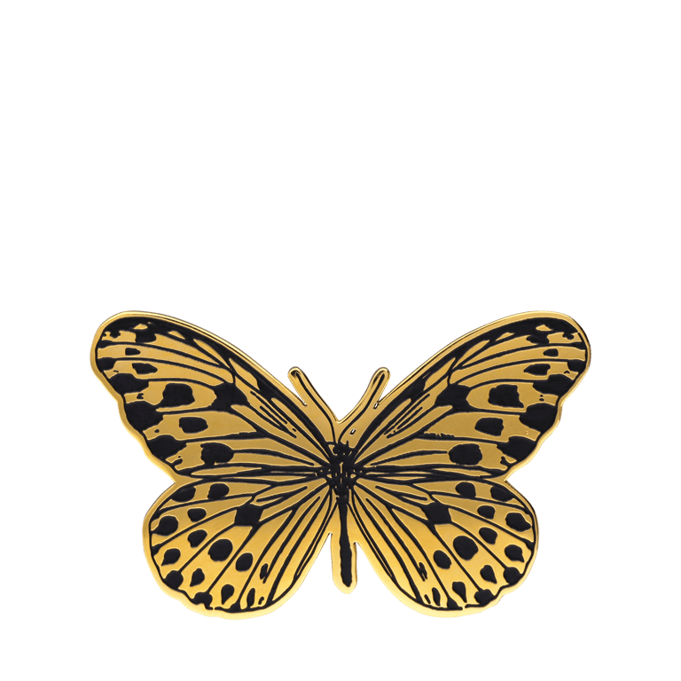 Bijoux goudkleurige broche vlinder voor dames