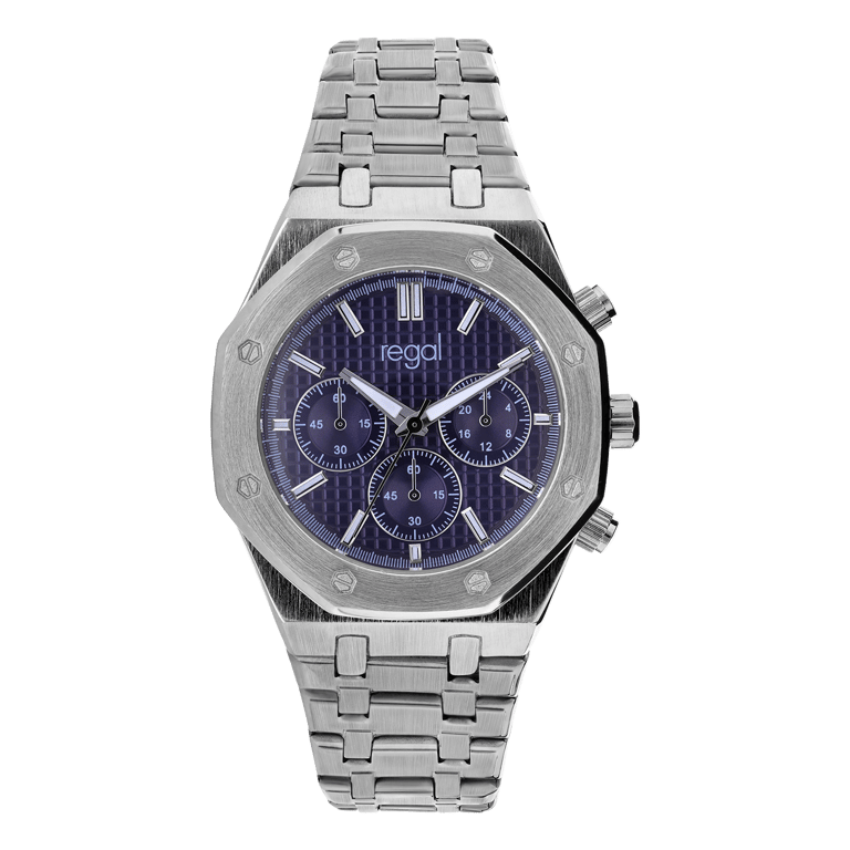 Regal Armbanduhr für Herren mit Gehäuse aus Edelstahl
