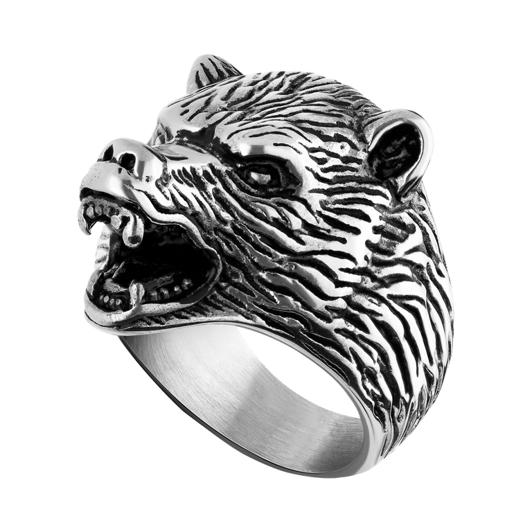 Edelstahlring Bär