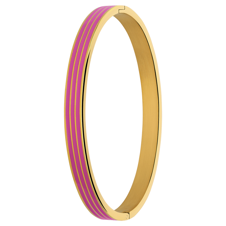 Stalen goldplated bangle voor dames
