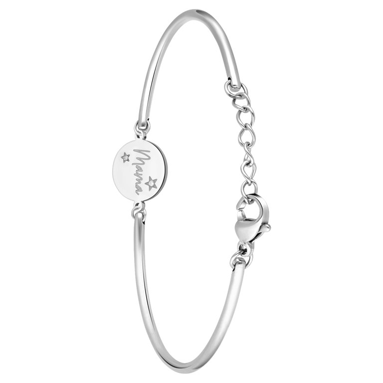 Armband aus Edelstahl, Mama