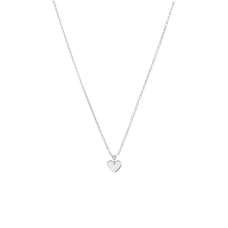 Myla stainless steel ketting met hart voor dames