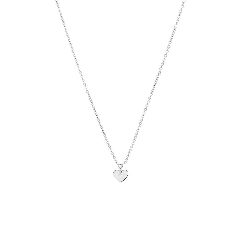 Myla stalen ketting met hart voor dames