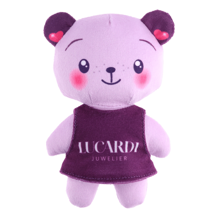 Lucardi-Bär, Ohrlochstechen, Herz