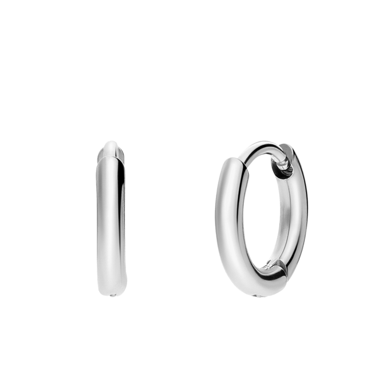 Stainless steel oorringen 10mm voor dames