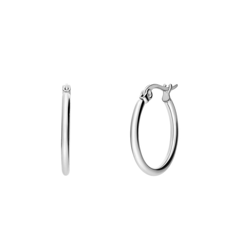 Stainless steel oorringen 30mm voor dames