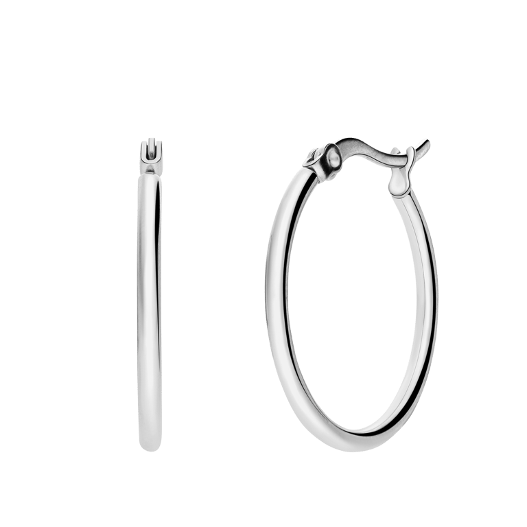 Ohrringe aus Edelstahl, 40 mm