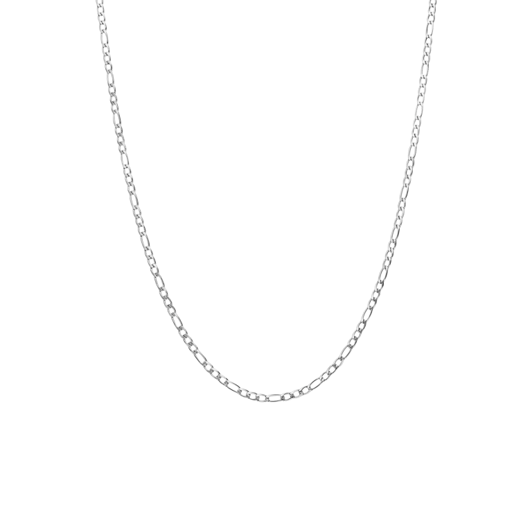 Stalen ketting figaro 2mm